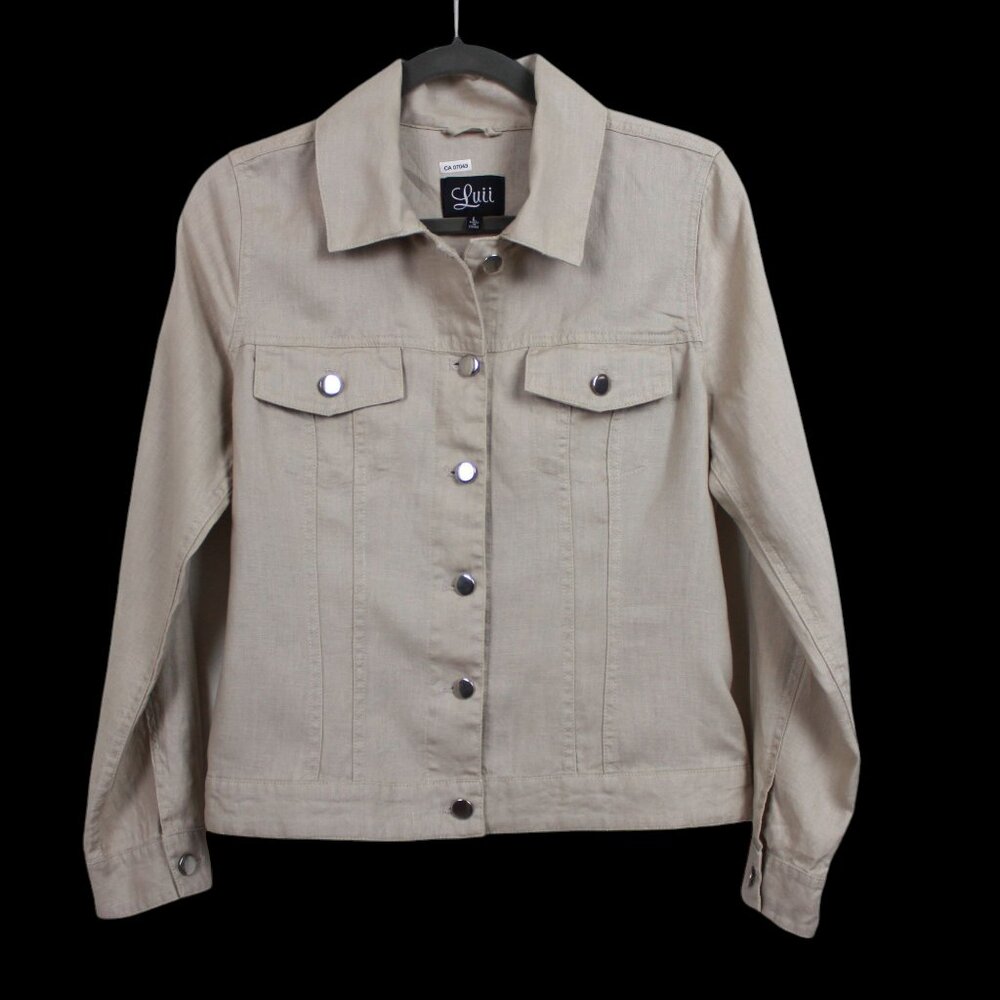 Luii Linen Shirt Jacket